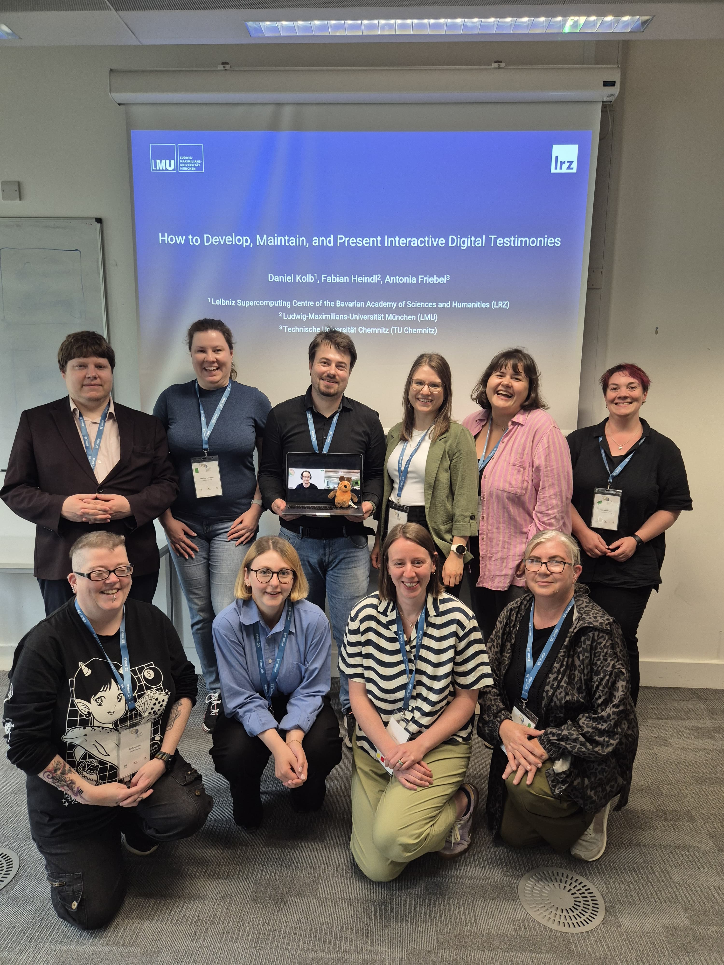 Präsentation und Workshop zu interaktiven digitalen Zeugnissen an der University of Sussex